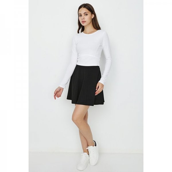 Black Skater Mini Skirt