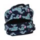 QUILTED LARGE SCHOOL BACKPACK - SEA TURTLE ANCHOR-NAVY