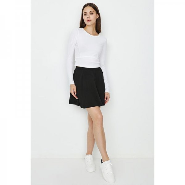 Black Skater Mini Skirt