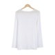 Comfy V-Neck Long Sleeve White Top