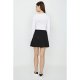Black Skater Mini Skirt